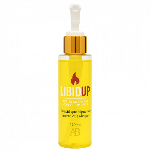 ACEITE CORPORAL CON FEROMONAS LIBIDUP 120ML (MUJER